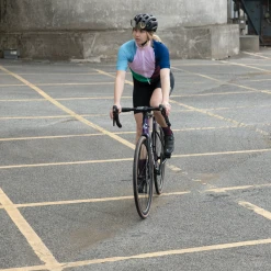 POC W's Essential Road Print Jersey Color Splash